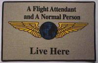 Flight Attendant Floor/Welcome Mat - WSE003