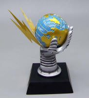 8" inch SAC Globe and Gauntlet Award