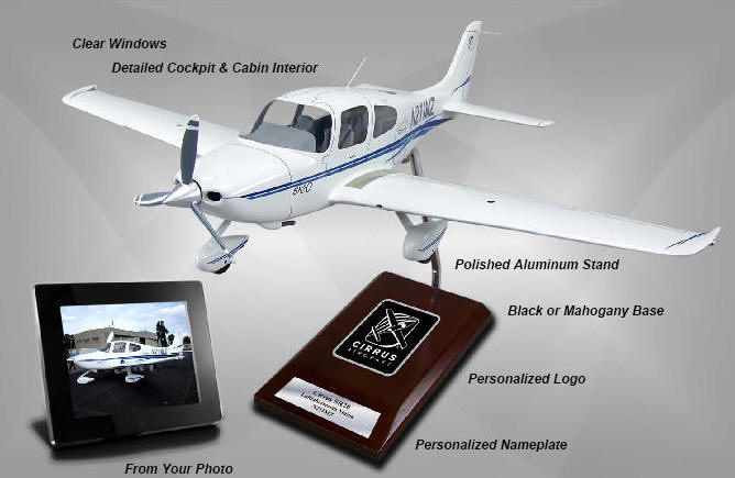 Custom outlet airplane models