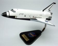 Special Order - NASA Space Shuttle Columbia - 1/100 Scale Large Mahogany Model