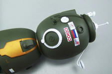 Close up view of Soyuz - TMA - ISS - Russian Space Capsule - 2003-Present