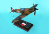 WWII British RAF - Supermarine - Spitfire MK. 1 - Elite Skywarrior - 1/24 Scale Mahogany Model - ESFN003W