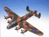 WWII British RAF - Avro - Lancaster MK. 1 - Elite Skywarrior - 1/60 Scale Mahogany Model - ESFN006W