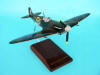 WWII British RAF - Supermarine - MK.VB Spitfire V - 1/32 Scale Mahogany Model - F0832F2W