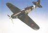 WWII British RAF - Hawker - Hurricane MK. 11C - 1/32 Scale Mahogany Model - F0932F2W
