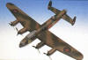 WWII British RAF - Avro - Lancaster MK. 1 - 1/72 Scale Mahogany Model - F1072B2W