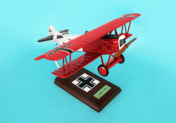 Fokker - D.VII (D7) - Elite Skywarrior - 1/20 Scale Mahogany Model - ESFN032W