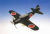 WWII Japanese - Mitsubishi - A6M-5 - Zero - 1/32 Scale Mahogany Model - F0732F2W
