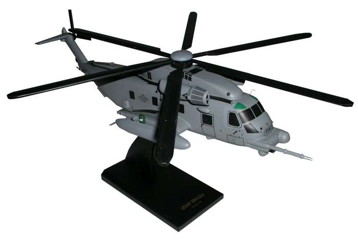 USAF - Sikorsky MH-53J Pave Low Helicopter - 1/48 Scale Mahogany Model - B7748H3W