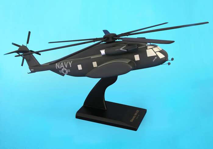 USN - Sikorsky - MH-53E Super Sea Dragon - 1/48 Scale Mahogany Model - C5048H3W