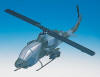 USMC - Bell - AH-1W Super Cobra - 1/32 Scale Mahogany Model - C5332H3W