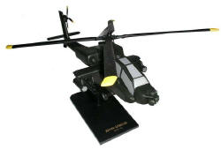 United States Army - McDonnell-Douglas - AH-64A Apache - Attack Helicopter - 1/32 Scale Mahogany Model - D0332AH3W