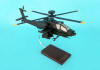 United States Army - McDonnell-Douglas - AH-64D Apache Longbow - Attack Helicopter - 1/32 Scale Mahogany Model - D0332H3W