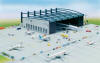 herpa - Airport Starter Set III - 1/500 Scale - HE513500 - The next in a series of Herpa packaged sets. Includes Herpa hangar and ground mat and an assortment of Herpa airplanes. More details as we have them.