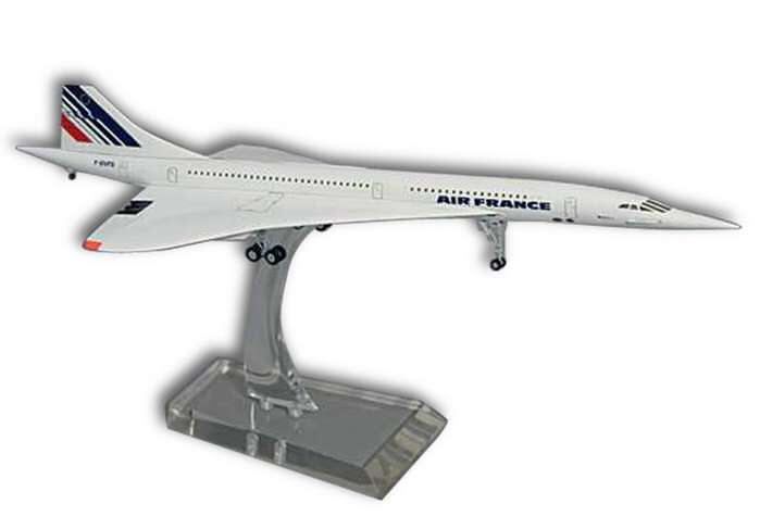 AIR FRANCE Concorde F-BVFB Passenger Aircraft Plane Metal Airplane Diecast Model