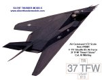 US Air Force - F-117 Stealth - Desert Storm - Col. Al Whitley - Air Command 1/72 Scale Diecast Model - #SU19001