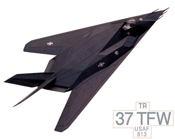 USAF - F-117 Stealth - 37 TFW "Desert Storm" - Air Command 1/72 Scale Diecast Model - #SU19001