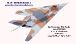 US Air Force - F-117 Stealth Nighthawk - Palmdale - Air Command 1/72 Scale Diecast Model - #SU19004