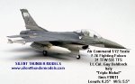 USAF - F-16 Fighting Falcon - Triple Nickel - 1/72 Scale Air Command Diecast Model - #SU19011