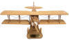 US Army Air Corps - WWI - S.P.A.D. - SPAD XIII Biplane - Elite Skywarrior - 1/20 Scale Mahogany Unfinished (FULLY ASSEMBLED/UNPAINTED) Model - ESAF021U