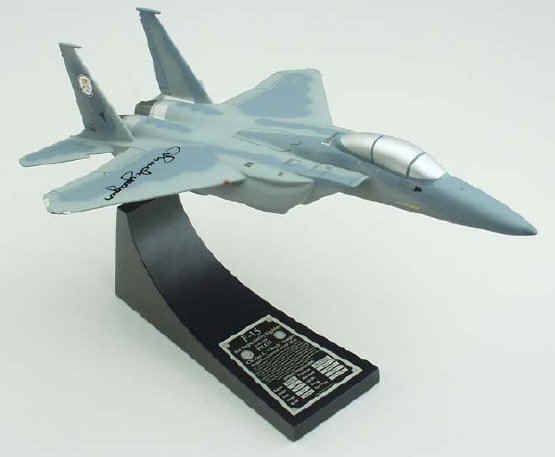 Boeing F-15D Eagle - Glamorous Glennis - Experimental Research Rocket Plane Autographed by Chuck Yeager