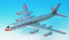 American Airlines - Convair - C-990 - 1/100 Scale Mahogany Model - G7510P2W