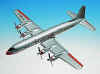 American Airline - Douglas DC-7B - 1/100 Scale Mahogany Model - G0910P2W