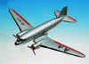 American Airlines DC-3 - Douglas - 1/72 Scale Mahogany Model - G0472P2W