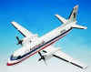 American Airlines - SAAB-SF-340 - American Eagle - 1/48 Scale Mahogany Model - G5048P3W