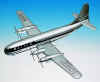 United Airlines -  Boeing B-377 Stratocruiser - 1/100 Scale Mahogany Model - G1010P2/2W