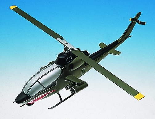 United States Army - Bell - AH-1G Cobra - Gunship Helicopter - 1/32 Scale Mahogany Model - D0632H3W