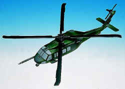 US Army - Sikorsky MH/HH-60G Pave Hawk - 1/40 Scale Mahogany Helicopter Model - B8240H3W