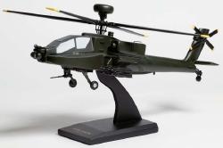 United States Army - McDonnell-Douglas - AH-64D Apache Longbow - Attack Helicopter - 1/32 Scale Mahogany Model - D0332H3W