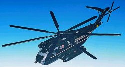 USMC - Sikorsky - CH-53E Presidential Support Helicopter - 1/48 Scale Mahogany Model - C5148H3W