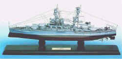 Click Here For Details And A Larger View - USS Arizona Battleship BB-39 - 1/350 Scale Mahogany Model
