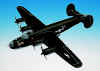 USAAF - Consolidated - B-24J Liberator - Olive - 1/72 Scale Mahogany Model - A1272B21W