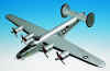 USAAF - Consolidated - B-24J Liberator - Silver - 1/72 Scale Mahogany Model - A1272B22W