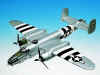USAAF - North American - B-25J Mitchell - 1/48 Scale Mahogany Model - A1148B2W