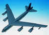 USAF - B-52H Stratofortress - Dark Grey - Boeing - 1/100 Scale Mahogany Model - B7510B3W