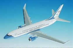 US Air Force - C-40B V.I.P. - 1/100 Scale Resin Model - B11510C3R