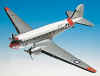 USAAF - C-47A Skytrain - Silver - Douglas - 1/72 Scale Mahogany Model - A1472P2/2W