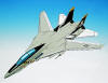 USN - Grumman - F-14A Tomcat - Jolly Roger -(with working wings)- 1/48 Scale Plastic Model - C1748F31P