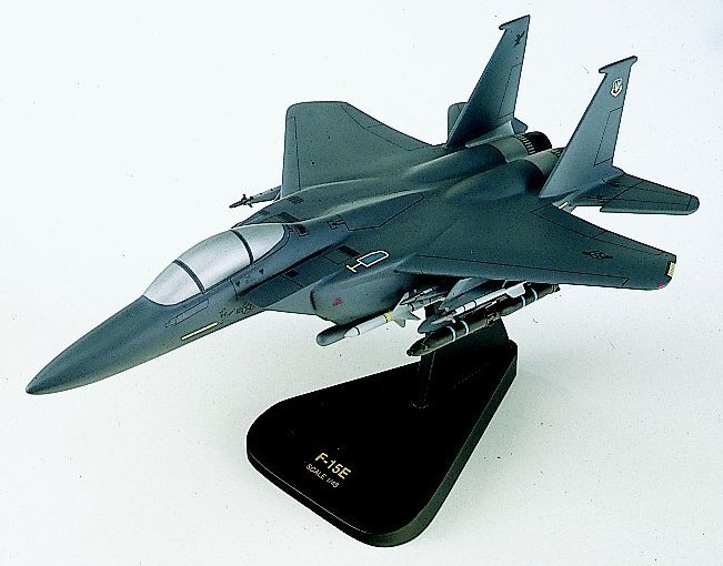 McDonnell Douglas - F-15E Strike Eagle - USAF - 1/48 Scale Mahogany Model - B4548F3W