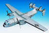 USN - C-2A Greyhound - Grumman - 1/48 Scale Mahogany Model - C5448C3W