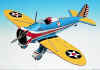 US Army Air Corps - Boeing - P-26A Peashooter - 1/24 Scale Mahogany Model - A1824F2W