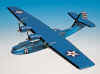USN - Conslidated - PBY-5A Catalina - Seaplane - 1/72 Scale Mahogany Model - C0872W2W