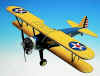 US Army Air Corps - Stearman - PT-17A Kaydett - 1/24 Scale Mahogany Model - A0224T2W
