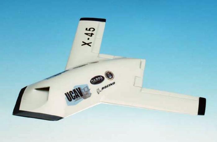 USAF X-45 UCAV Airplane Model 1/48 Scale