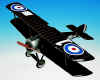 British - F-1 Sopwith Camel - 1/24 Scale Mahogany Model - F0124F1W