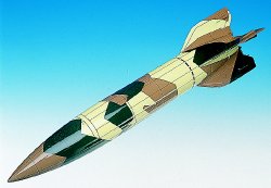 Germany - Wehrmacht V-2 Rocket - Elite Skywarrior - 1/32 Scale Mahogany Model - ESFN028W
